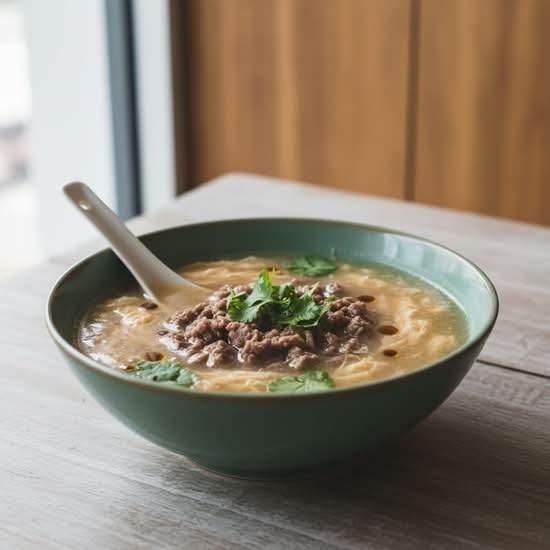 12. Minced Beef in Thick Soup 西湖牛肉羹
